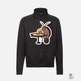 Classic Sweat Jacket Bug Eating Burger Fruit of the Loom #inkfinity