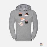 Atheltic Hoodie Sushi Cat Russell #inkfinity