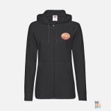 Lightweight Lady-Fit Zip Hoodie Sunny Landscape Fruit of the Loom