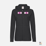 Lightweight Lady-Fit Zip Hoodie Eyes Fruit of the Loom #inkfinity