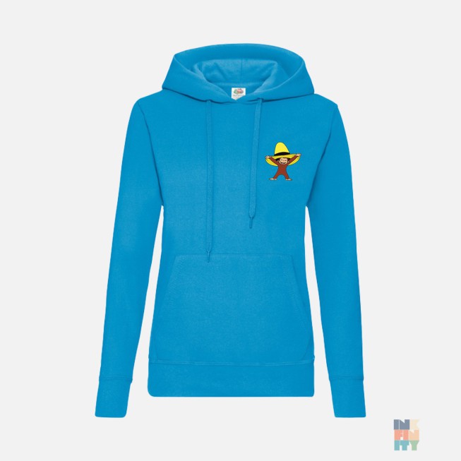 Hanorac de Dama Monkey Yellow Hat Fruit of the Loom