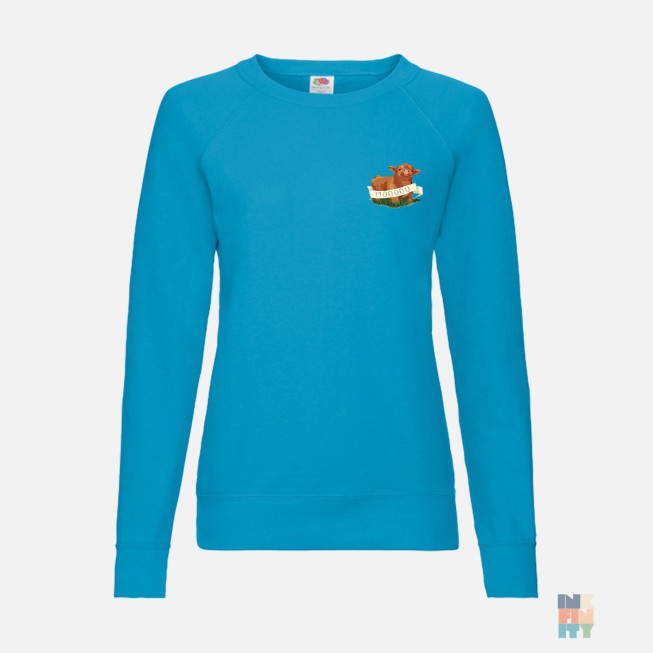 Pulover Raglan de Dama Moo Fruit of the Loom