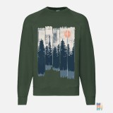 Raglan Sweater Nature Trees Fruit of the Loom #inkfinity
