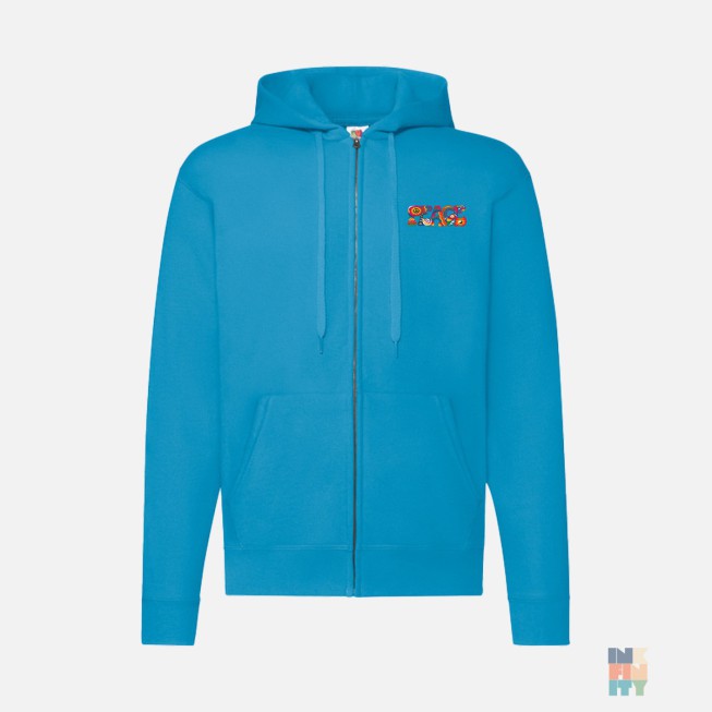 Zip Hoodie Peace Fruit of the Loom