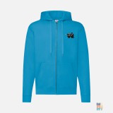 Zip Hoodie Men in Suits Fruit of the Loom