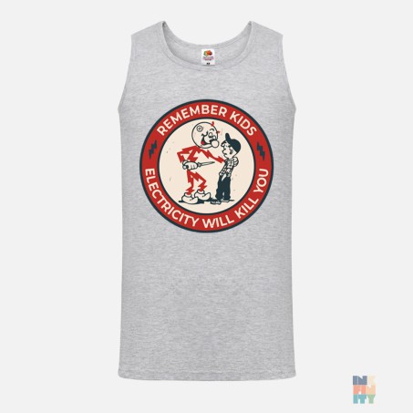 Tank Top Electricity Fruit of the Loom #inkfinity