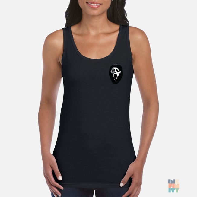 Maiou de Dama Scary Mask Gildan