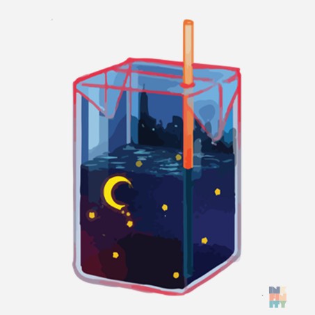 Pantaloni Scurti de Barbati Night Drink Fruit of the Loom #inkfinity