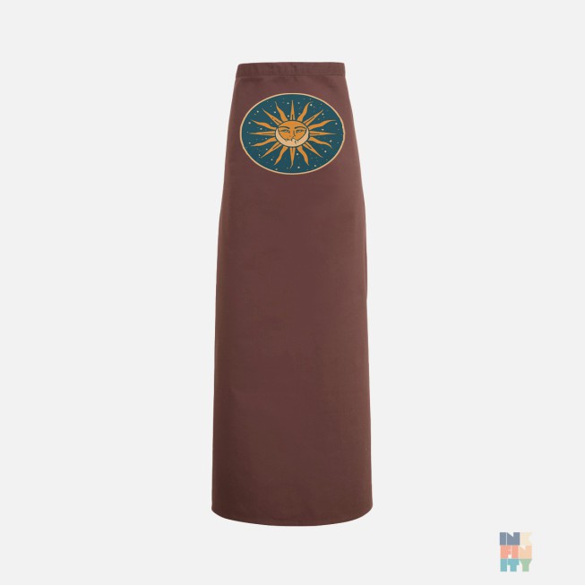 Bistro-Style Apron Moon And Sun Premier
