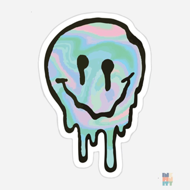 Sticla din Sticla cu Husar Melting Emoji