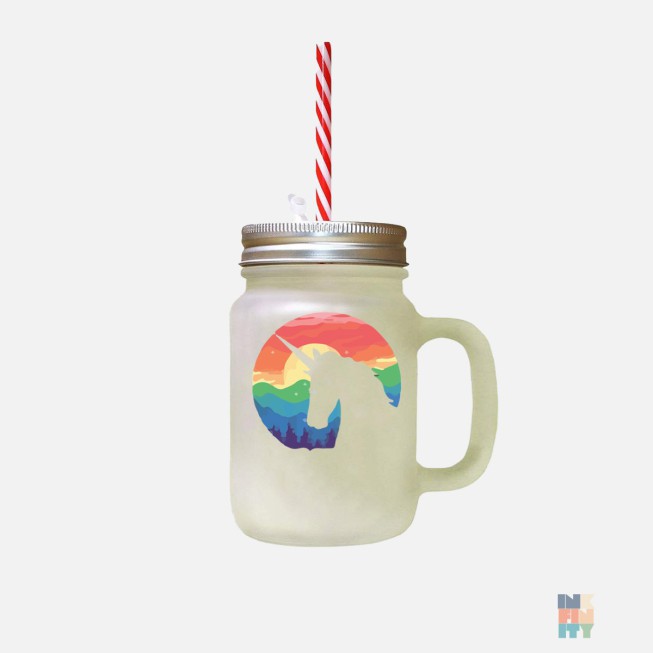 Lemonade Bottle Unicorn Landscape