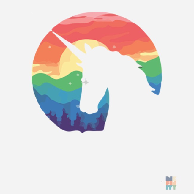 Lemonade Bottle Unicorn Landscape