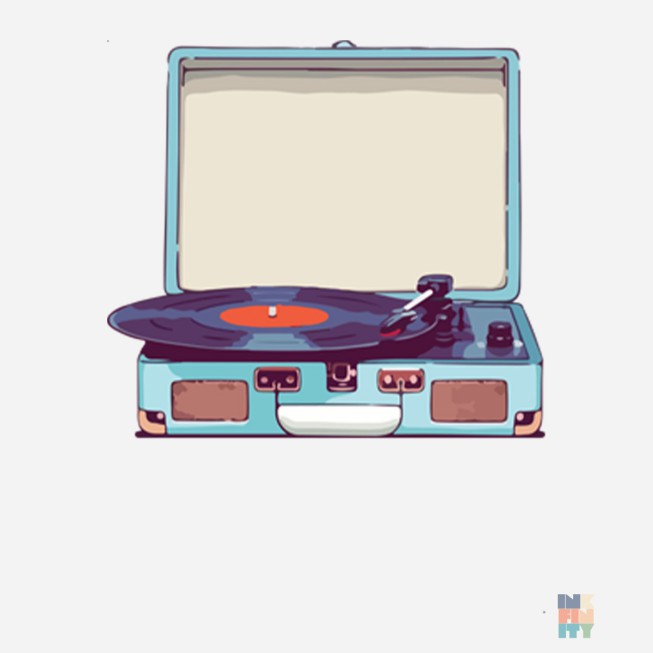 Sticla din Metal Vinyl Record