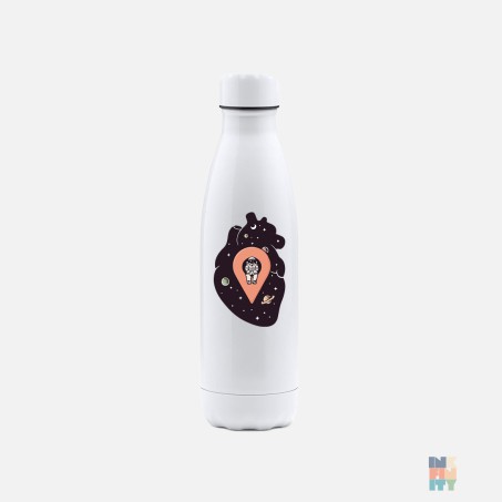 Metal Bottle Astronaut Heart #inkfinity