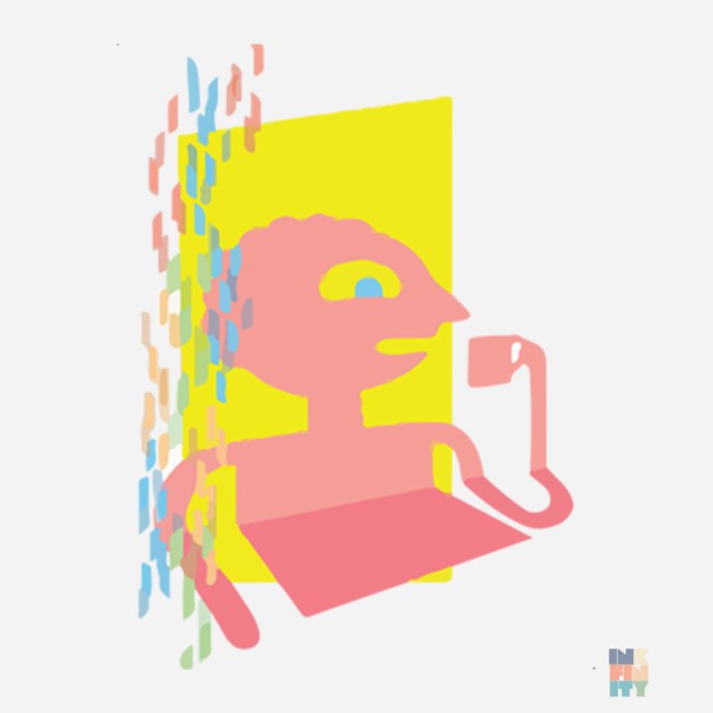 Cana cu Maner Auriu Abstract Man