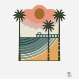 Pillow Cases Palm Vacation