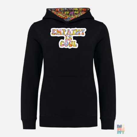 Kids Hood Model Hoodie Empathy is Cool Kariban #inkfinity