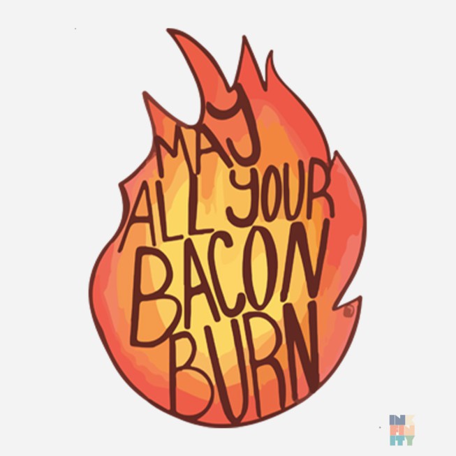 Kids Hood Model Hoodie Bacon Burn Kariban