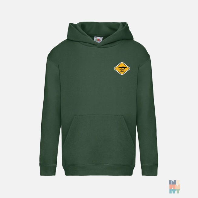 Kids Premium Hoodie Respect The Locals Fruit of the Loom