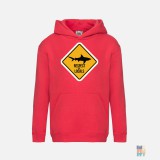 Kids Premium Hoodie Respect The Locals Fruit of the Loom #inkfinity