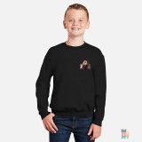 Kids Heavy Blend Sweater Burger Love Gildan