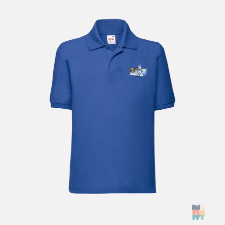 Kids Dryblend Polo Chill Time Fruit of the Loom #inkfinity