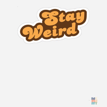 Polo Dryblend de Copii Stay Weird Fruit of the Loom #inkfinity