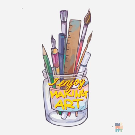 Tricou Lung de Dama Artist Tools Malfini #inkfinity