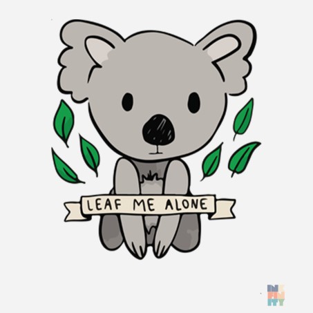 Tricou Valueweight de Copii Leaf Me Alone Fruit of the Loom #inkfinity