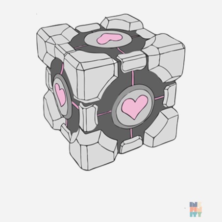 Tricou Valueweight de Copii Love Cube Fruit of the Loom #inkfinity