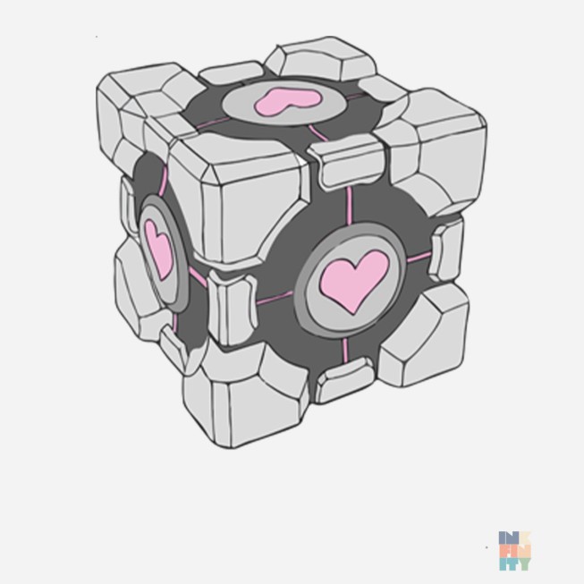 Kids Valueweight T-Shirt Love Cube Fruit of the Loom