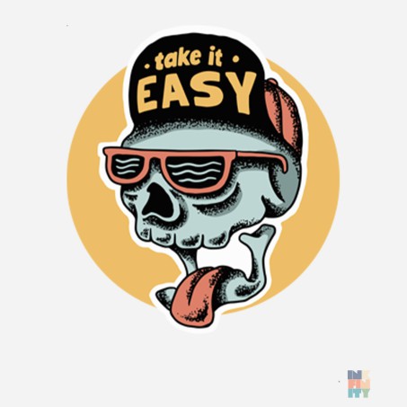 Tricou Atletic de Copii Take It Easy Russell #inkfinity