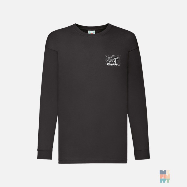 Tricou cu Maneca Lunga de Copii Do It Fruit of the Loom