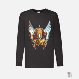 Kids Long Sleeve Cat Warrior Fruit of the Loom #inkfinity