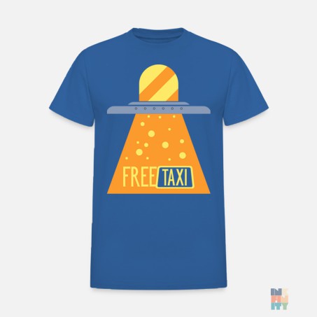 Tricou Bumbac Premium de Barbati Free Taxi Gildan #inkfinity