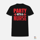 Premium Cotton T-Shirt Party Nurse Gildan #inkfinity
