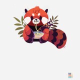 Tricou Maneca Lunga de Barbati Eating With Chopsticks Fruit of the Loom