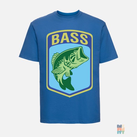 Athletic T-Shirt Bass Fishing Russell #inkfinity