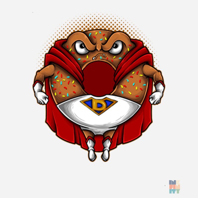 Heavy Blend Hoodie Hero Donut Gildan