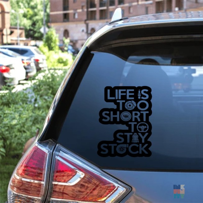 Car Decal Stay Stock