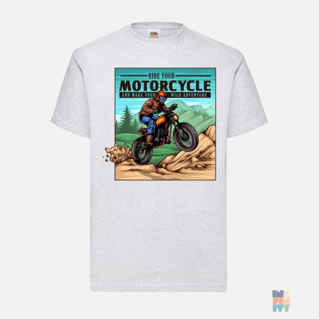 Valueweight T-Shirt Motorcycle Ride Fruit of the Loom #inkfinity