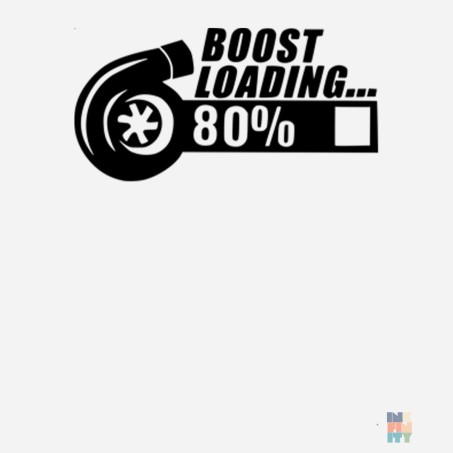 Car Decal Loading Boost #inkfinity